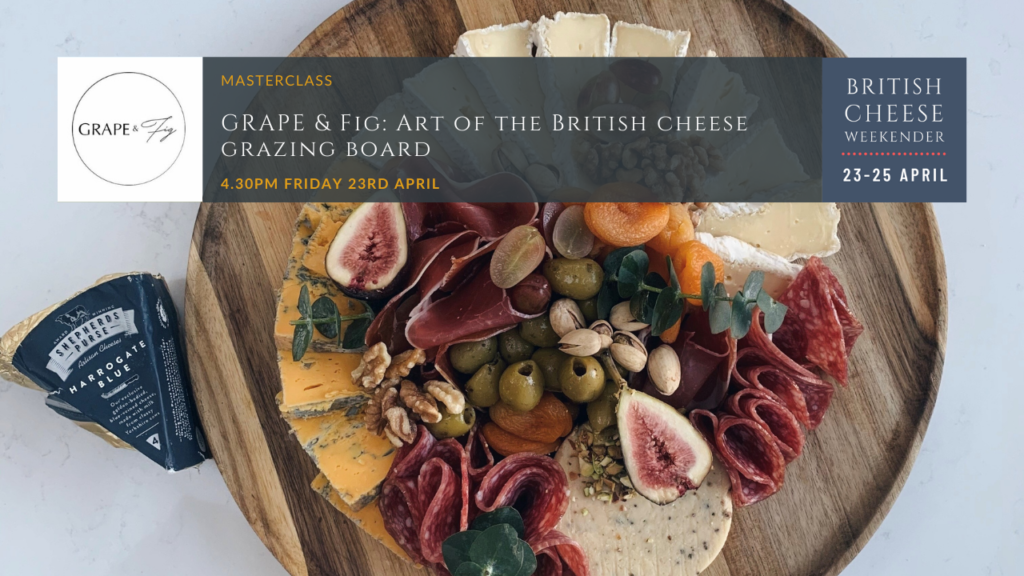 Grape & Fig Event british cheese board